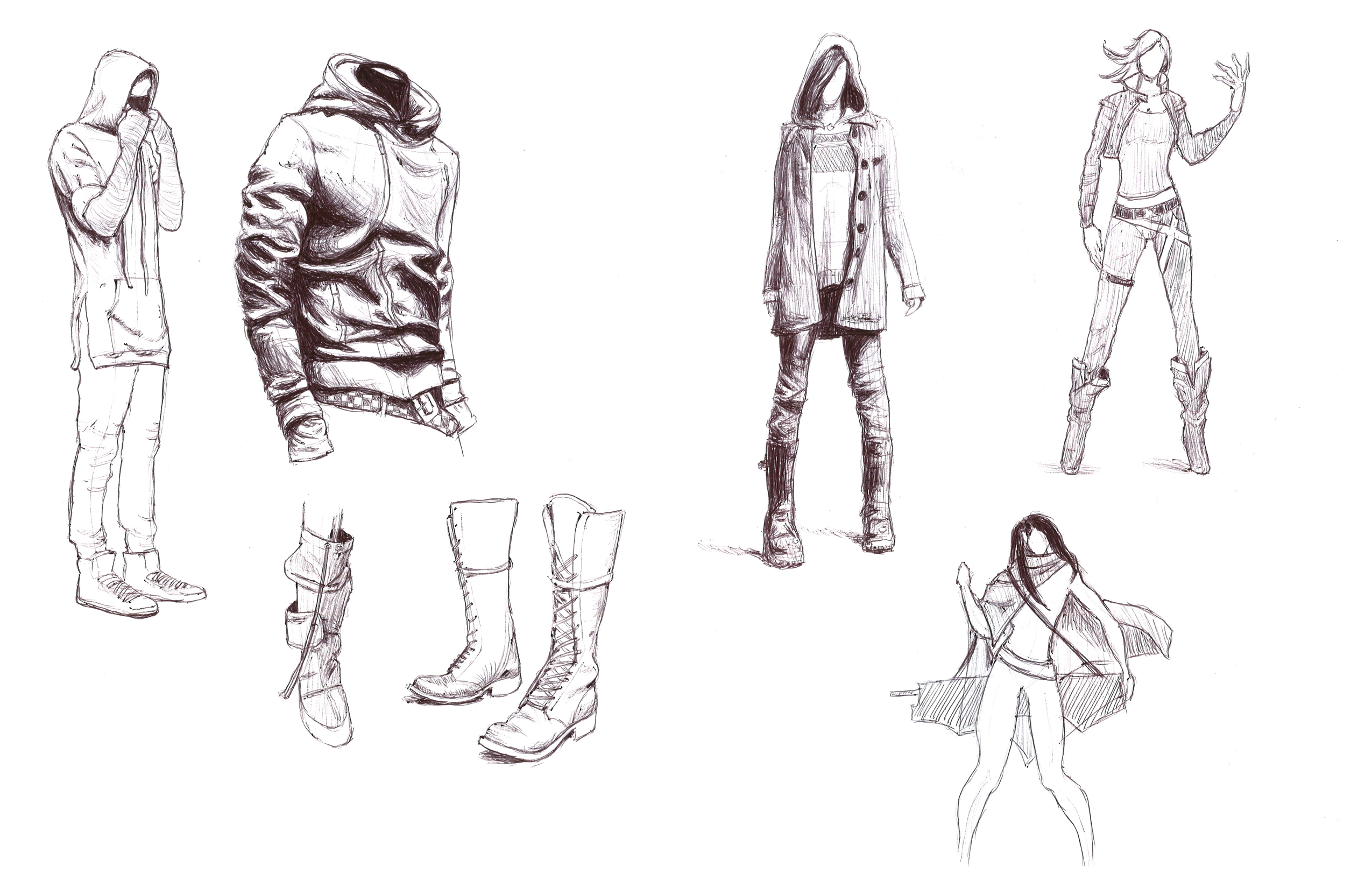 Post-Apocalyptic Character Designs